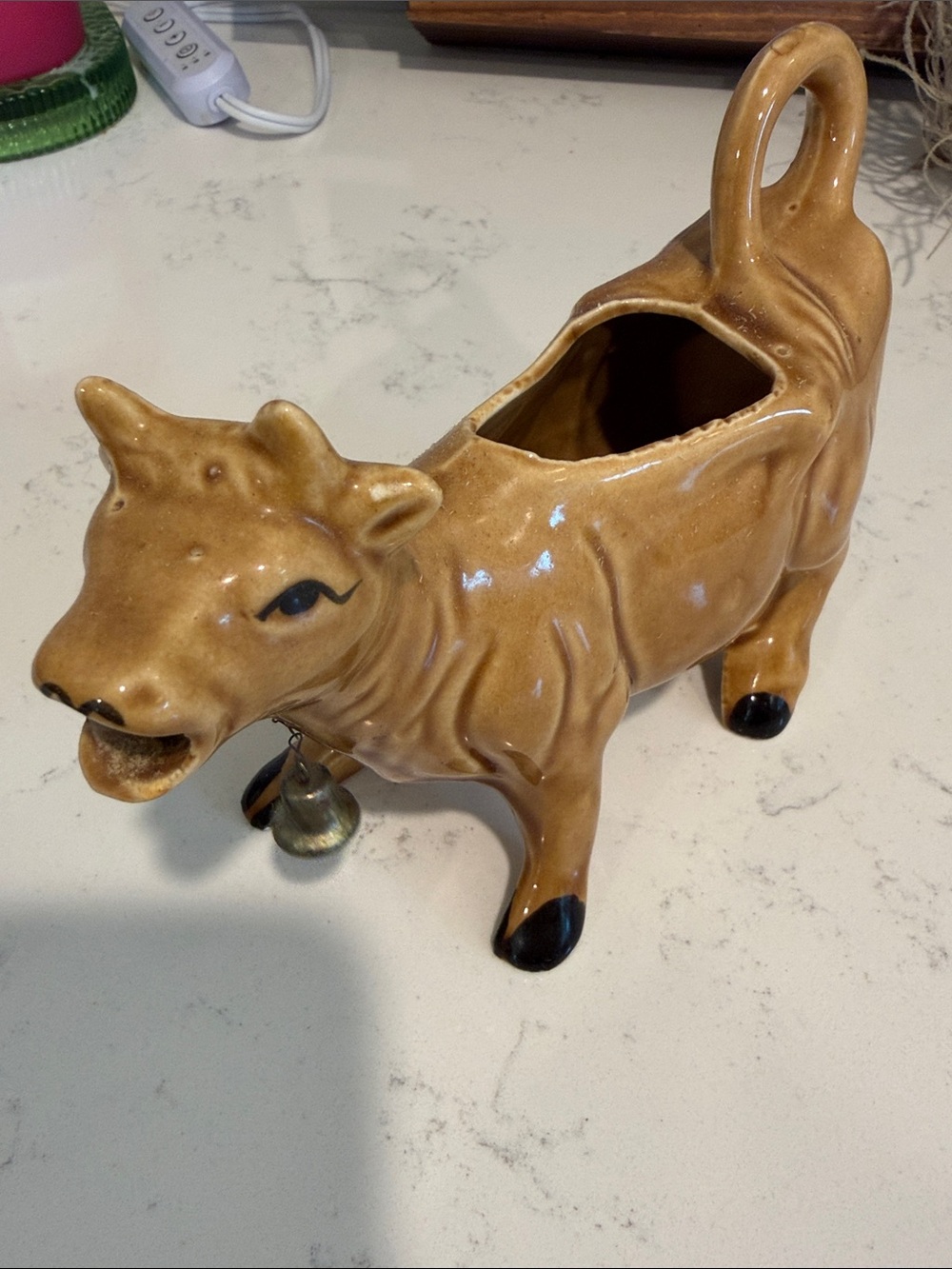 Ceramic Cow gravy boat